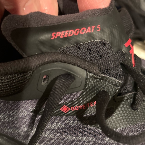 HOKA Speedgoat 5 GTX trail Spike running shoe size 7 women’s NEW - Picture 10 of 11